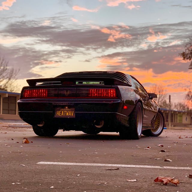 Hertel Trans Am GTA track car rear three quarter vertical
