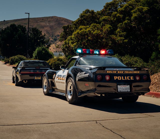 Hertel Trans Am GTA track car and south san fran police track car