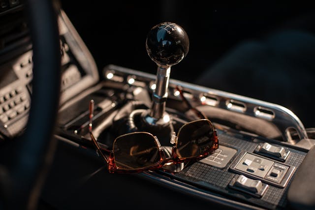 Hertel Trans Am GTA track car shifter glasses