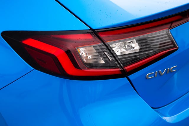 2025 Honda Civic Hatchback Sport Touring Hybrid taillight