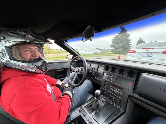 Tim Wahl in Corvette autocross
