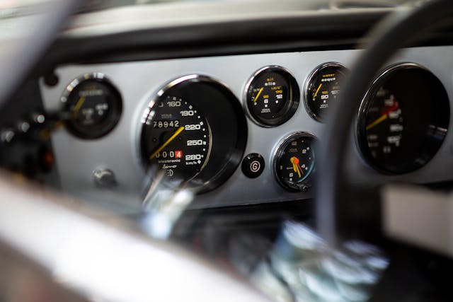 Ferrari Dino 308 GT4 restoration interior dash gauges