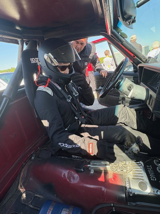 Lemons Racing Jeep Comanche cockpit Meyer Freeman