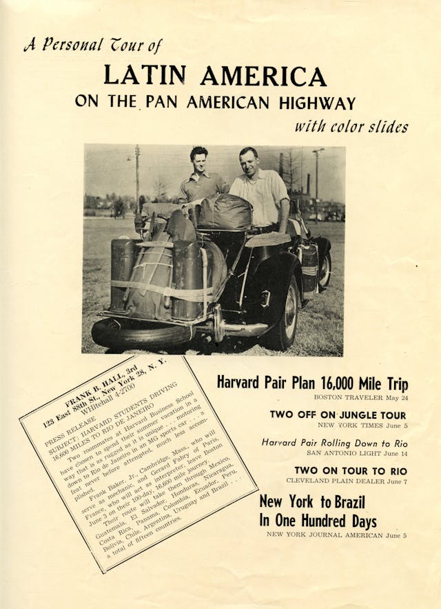MG Rio Road Trip Brochure front