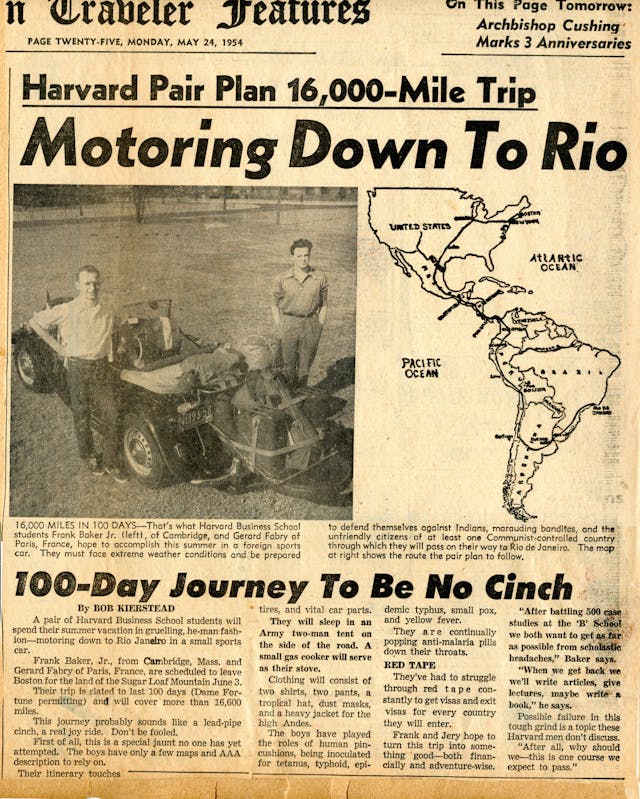 MG Rio Road Trip Pre-trip