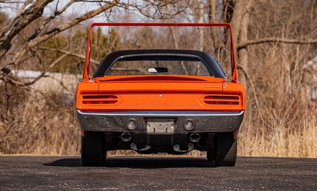 plymouth superbird hemi rear