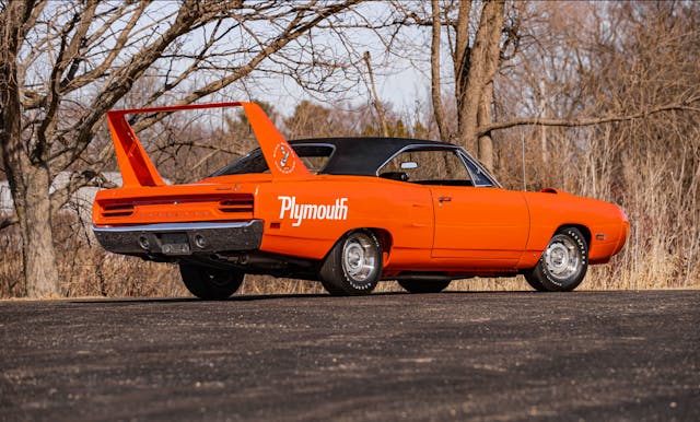plymouth superbird hemi rear