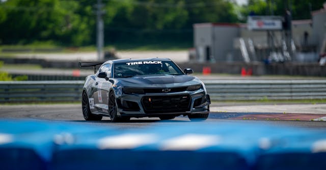 One Lap camaro cornering