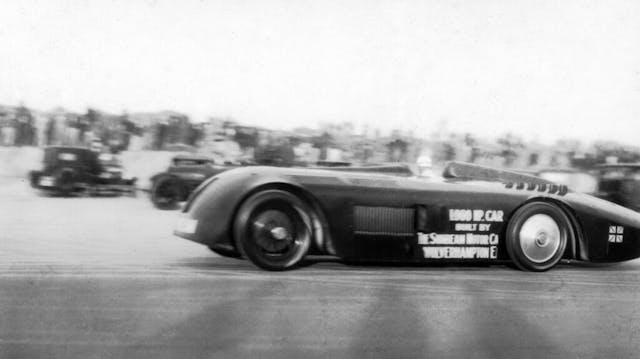 Sunbeam 1000hp World Land speed record attempt at Daytona 1927