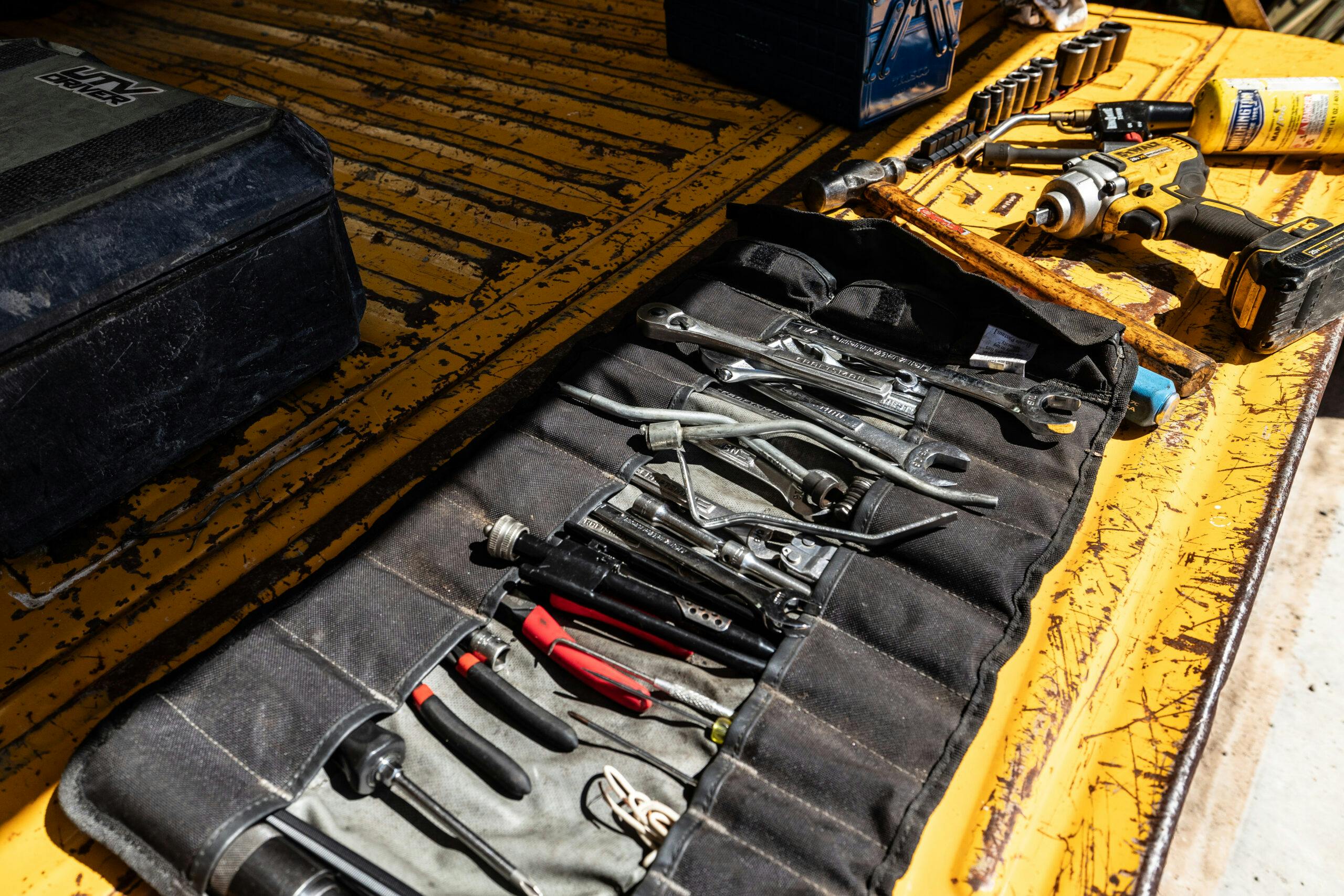 1971 Ford Pickup tools Roadtrip Bowman father son