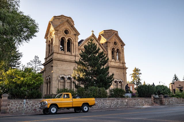 1971 Ford Pickup church Roadtrip Bowman father son