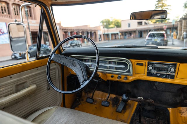 1971 Ford Pickup interior Roadtrip Bowman father son