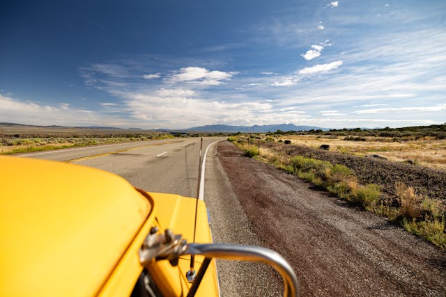 1971 Ford Pickup open road plains Roadtrip Bowman father son