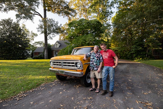 1971 Ford Pickup Roadtrip Bowman father son