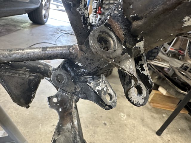 undercoating on Honda XR600R frame