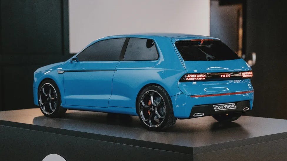 Model of the new Yugo