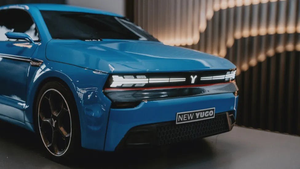 Model of the new Yugo