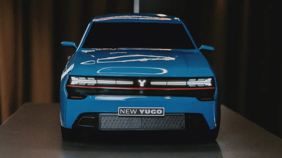 Model of the new Yugo