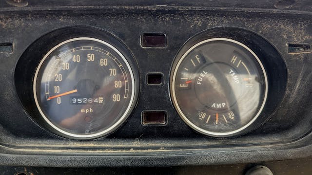 1976 Ford Courier dash gauges