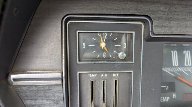 1969 AMC Rebel SST Hardtop Coupe clock