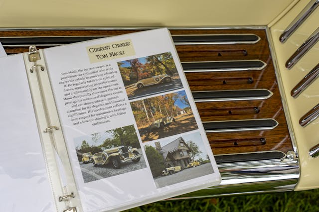 2025 Greenwich Concours 1932 Duesenberg Model J paperwork