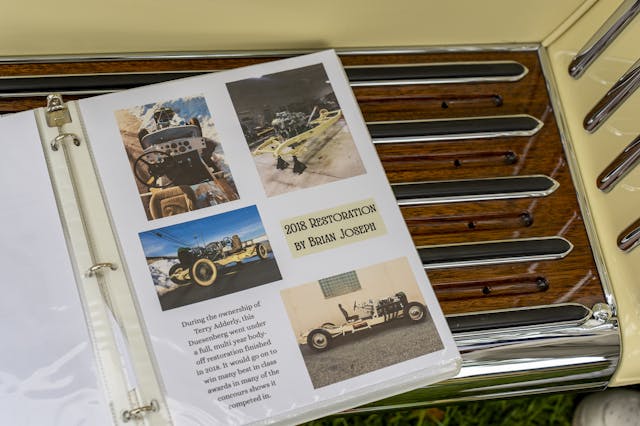 2025 Greenwich Concours 1932 Duesenberg Model J paperwork