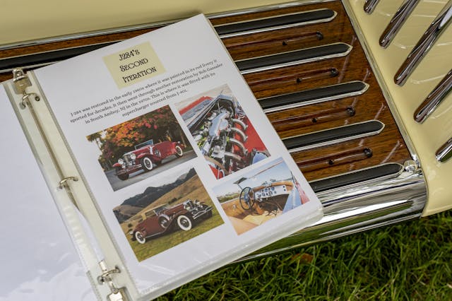 2025 Greenwich Concours 1932 Duesenberg Model J paperwork