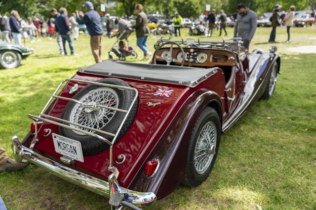 1960 Morgan Plus-4 rear three quarter