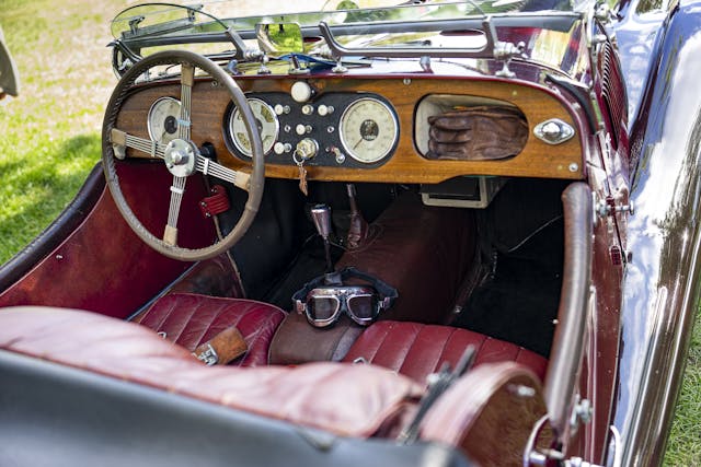 1960 Morgan Plus-4 interior