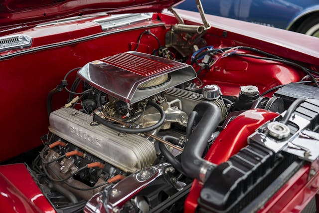 1963 Buick Riviera Barris engine bay angle