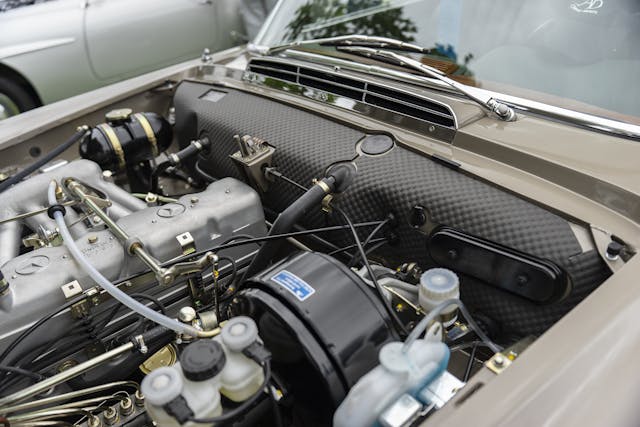 1970 Mercedes-Benz 280SL Pagoda engine bay bulkhead