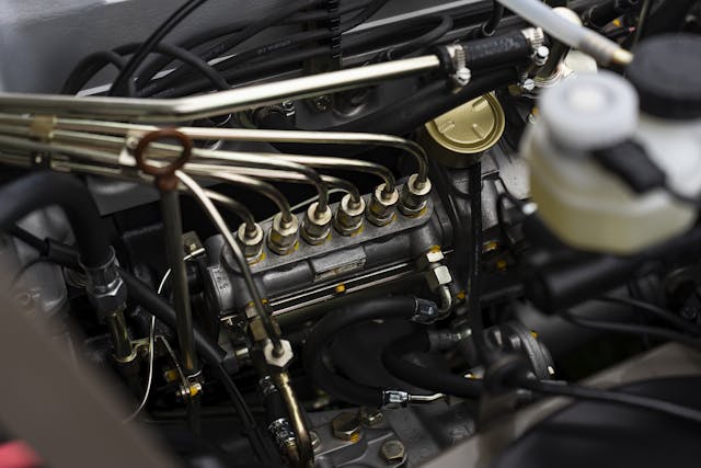 1970 Mercedes-Benz 280SL Pagoda engine bay detail