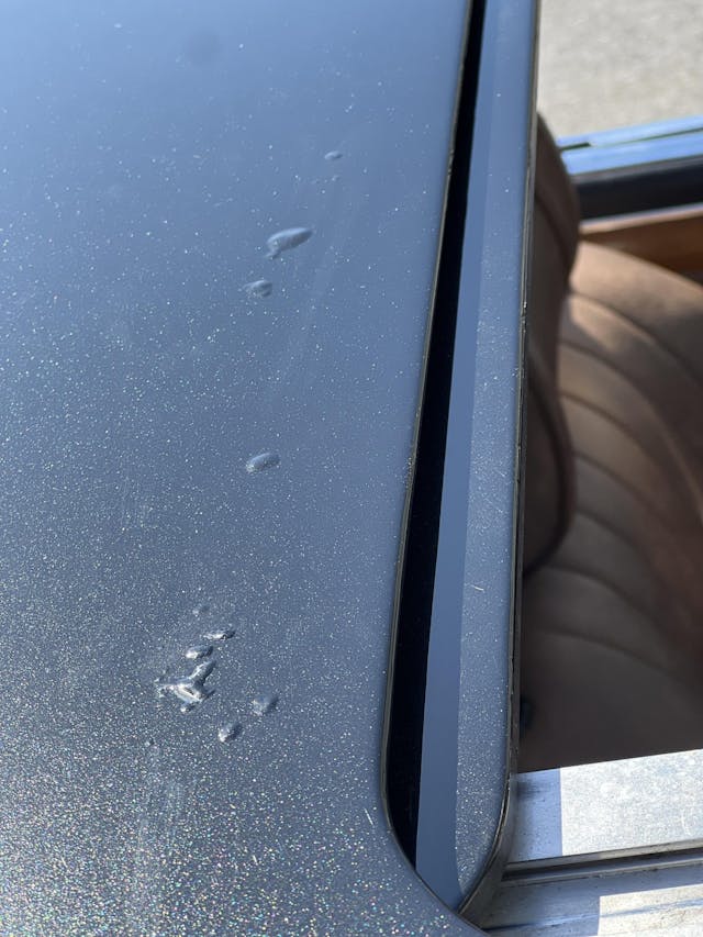 1973 BMW 3.0CS rust bubble sunroof