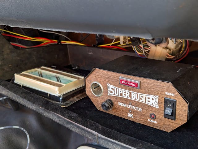 1975 Datsun 620 radar detector