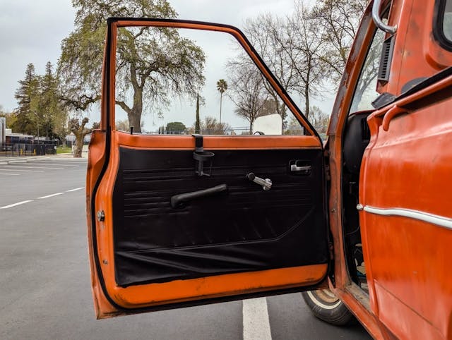 1975 Datsun 620 door inside