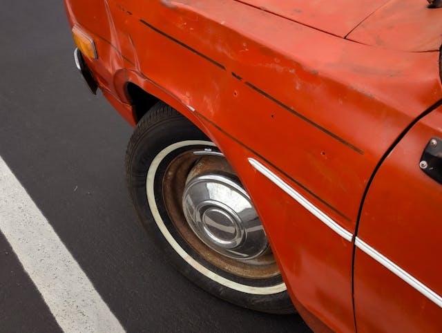 1975 Datsun 620 front wheel fender