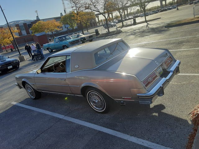 1985 Buick Riviera rear three quarter high angle