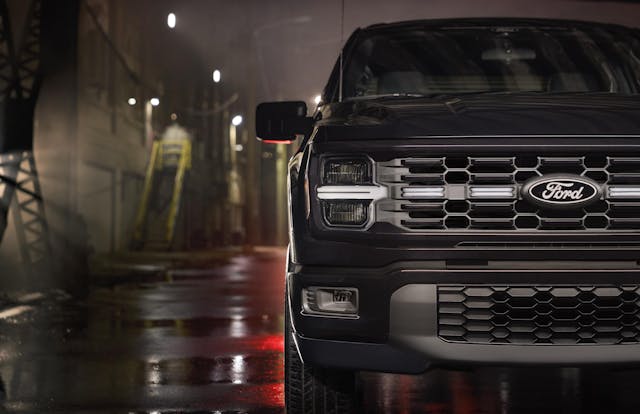 2025 Ford F-150 Lobo exterior front grille offset