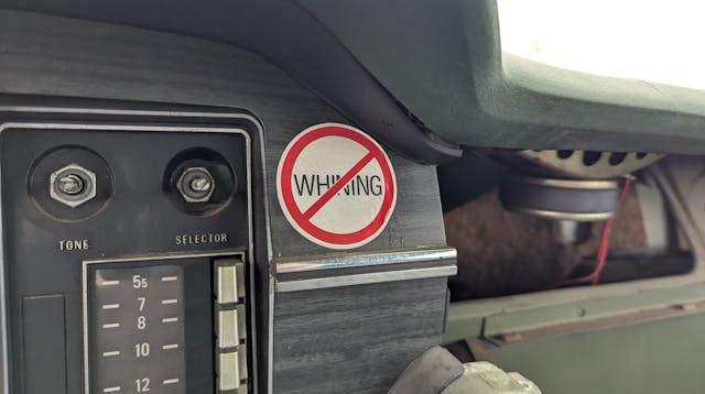 1969 AMC Rebel SST Hardtop Coupe no whining sticker