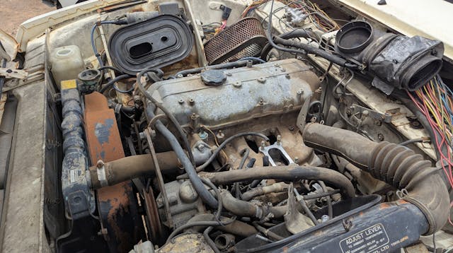 1976 Ford Courier engine bay
