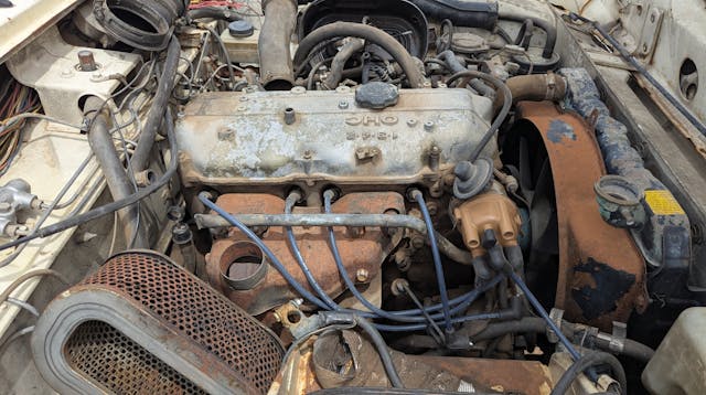 1976 Ford Courier engine bay