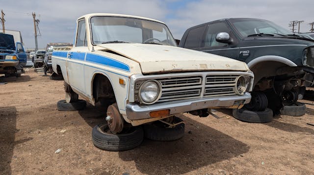 1976 Ford Courier front three quarter