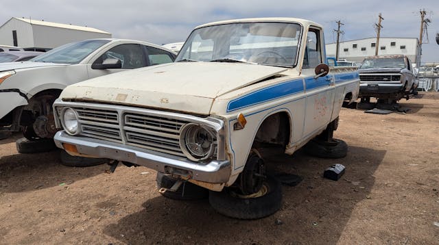 1976 Ford Courier front three quarter