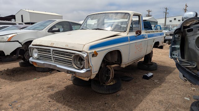 1976 Ford Courier front three quarter