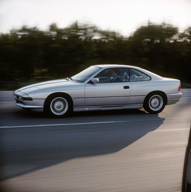 BMW 8 Series driving