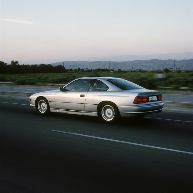 BMW 8 Series driving