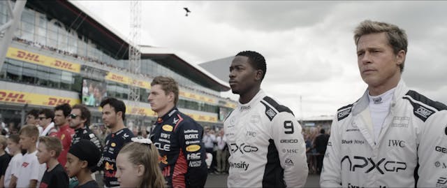 F1 movie still brad pitt