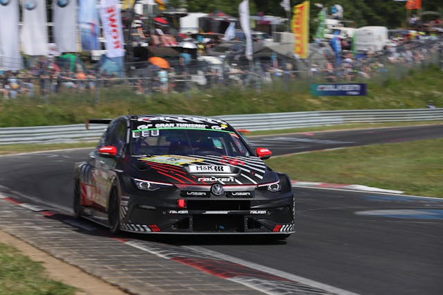 Nürburgring 2025 24 hours Volkswagen GTI Corner exit
