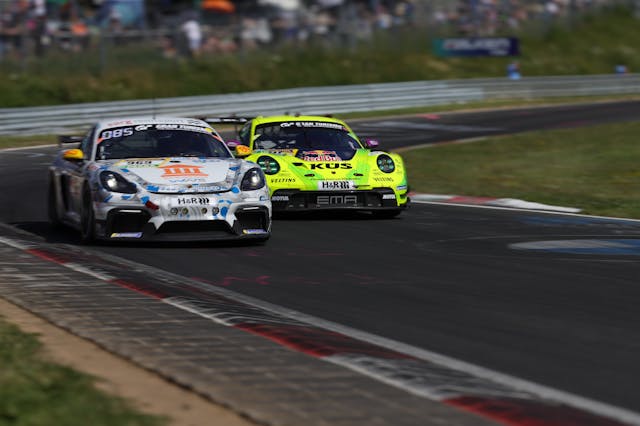 Nürburgring 2025 24 hours Grello Manthey Porsche 911 Cayman