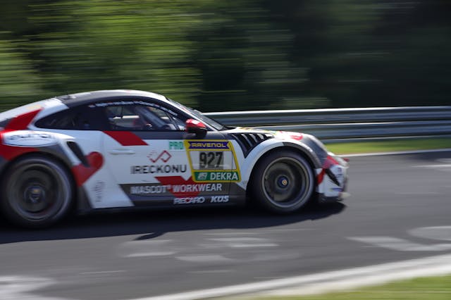 Nürburgring 2025 24 hours Porsche 911 side